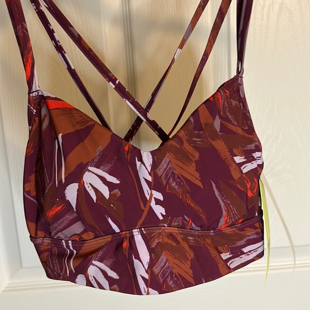 Small “All in Motion” printed sports bra